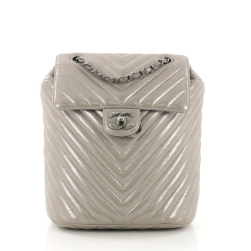 Chanel Urban Spirit Backpack Iridescent Chevron Calfskin 385439