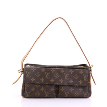 Louis Vuitton Viva Cite Handbag Monogram Canvas MM Brown 3855711