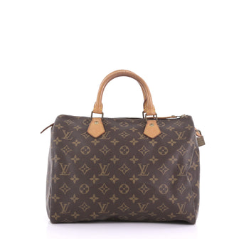 Louis Vuitton Speedy Handbag Monogram Canvas 30 - Rebag