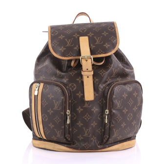Louis Vuitton Bosphore Backpack Monogram Canvas Brown 3855738