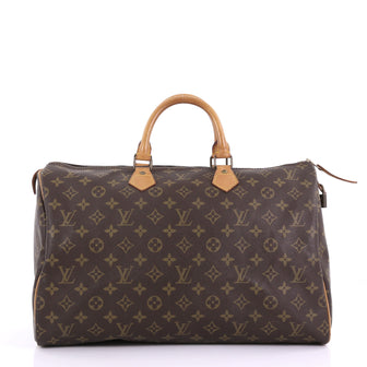 Louis Vuitton Model: Speedy Handbag Monogram Canvas 40 Brown 38557/41