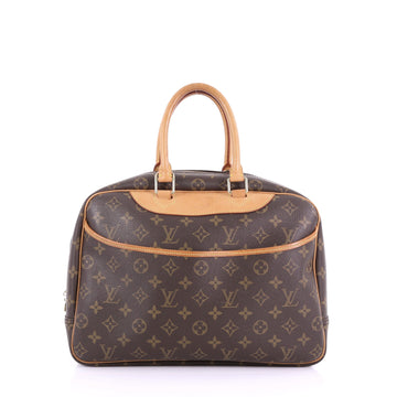 Louis Vuitton Model: Deauville Handbag Monogram Canvas Brown 3855744