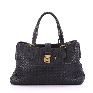 Bottega Veneta Roma Handbag Intrecciato Nappa Medium