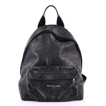 Balenciaga Model: Navy Backpack Leather Black 38557/58