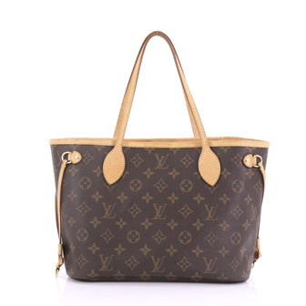 Louis Vuitton Neverfull Tote Monogram Canvas PM Brown 385579
