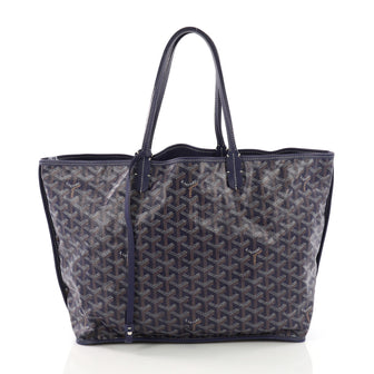 Goyard Anjou Reversible Tote Coated Canvas PM Blue 385593
