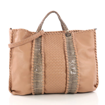 Bottega Veneta Convertible Shopping Tote Intrecciato 385645