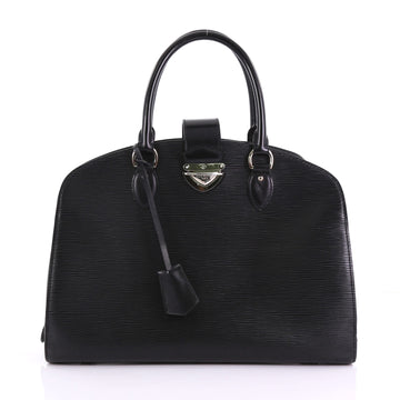 Louis Vuitton Pont Neuf Handbag Epi Leather GM Black 385662