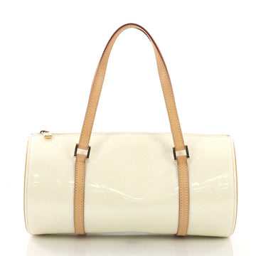 Louis Vuitton Bedford Handbag Monogram Vernis White 385733