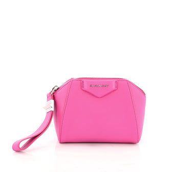 Givenchy Antigona Beauty Clutch Leather Pink