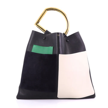 Celine Geometrical Tote Leather and Suede Large - Rebag
