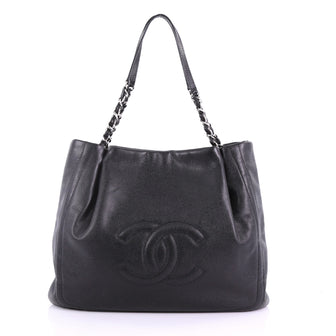Chanel Timeless Chain Tote Caviar Large Black 3858625