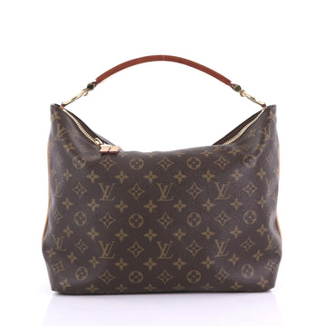 Louis Vuitton Sully Handbag Monogram Canvas PM Brown 3858635