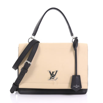 Louis Vuitton Lockme II Handbag Leather Neutral 385866