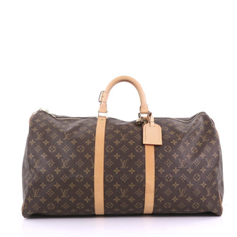 Louis Vuitton Keepall Bag Monogram Canvas 55 Brown 3858672