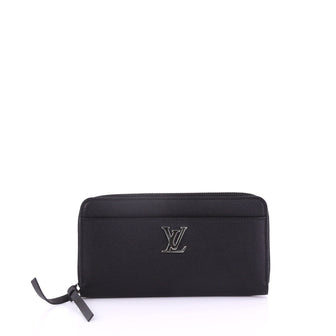 Louis Vuitton Zippy Lockme Wallet Leather Black 3858679