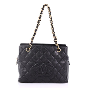 Chanel Petite Timeless Tote Quilted Caviar Black 3858681