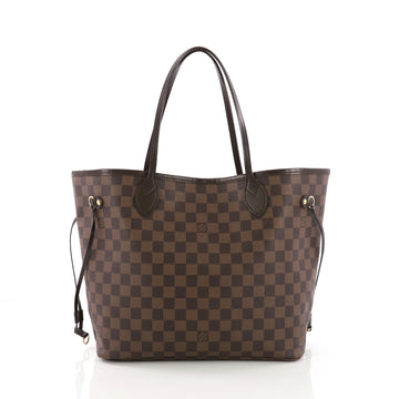 Louis Vuitton Neverfull Tote Damier MM Brown 3858686