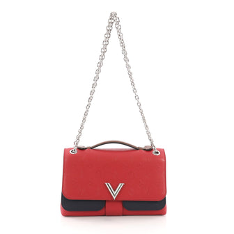 Louis Vuitton Very Chain Bag Monogram Leather Red 3858689