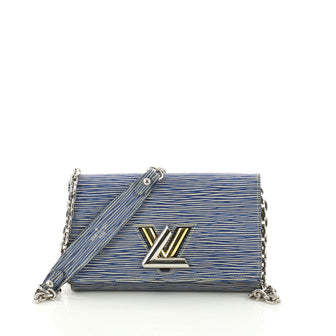  Louis Vuitton Model: Twist Chain Wallet Epi Leather Blue 38597/120