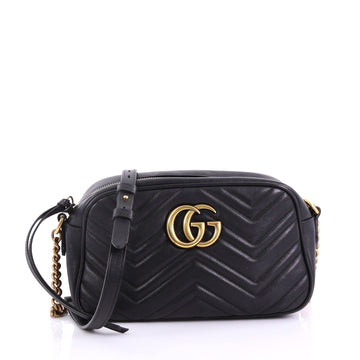 Gucci GG Marmont Shoulder Bag Matelasse Leather Small