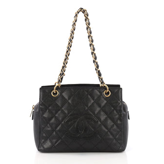 Chanel Petite Timeless Tote Quilted Caviar Black 3859738