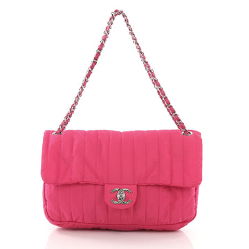 Chanel Soft Shell Flap Bag Vertical Quilted Nylon Jumbo 3859742