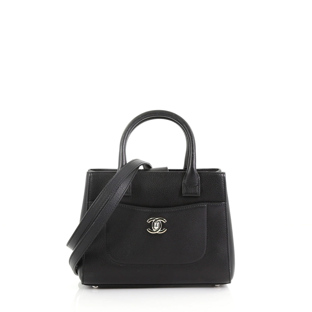 Chanel Black Grained Calfskin Neo Executive Tote at Jill's Consignment