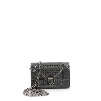 Christian Dior Diorama Flap Bag Cannage Embossed Calfskin 386071