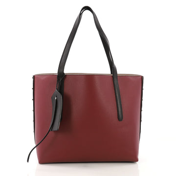 Jimmy Choo Twist East West Tote Leather Medium Black 386361
