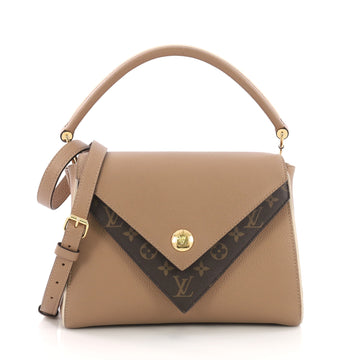 Louis Vuitton Double V Handbag Calfskin and Monogram 386381