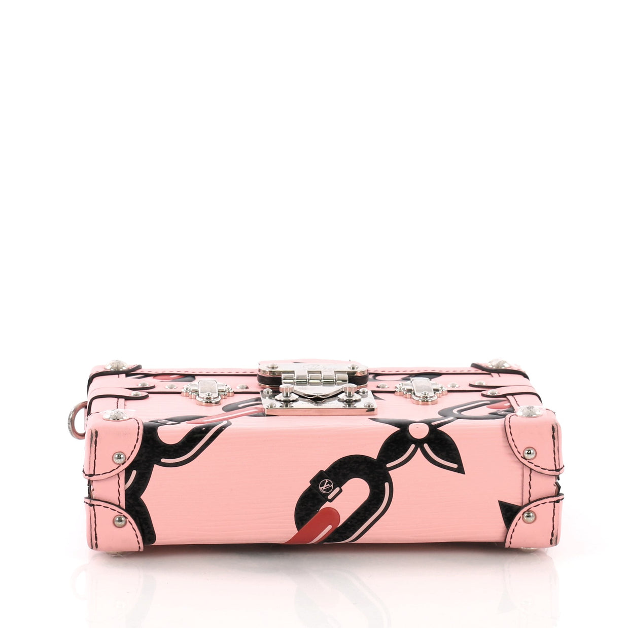 Louis Vuitton Petite Malle Handbag Limited Edition Printed 386663