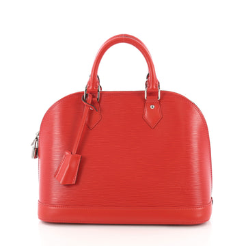 Louis Vuitton Alma Handbag Epi Leather PM Red 3866902