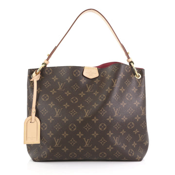 Louis Vuitton Graceful Handbag Monogram Canvas PM Brown 386721