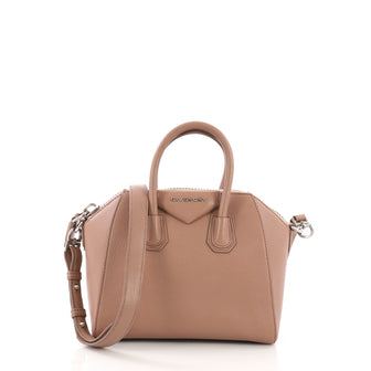 Givenchy Antigona Bag Leather Mini Neutral 386871