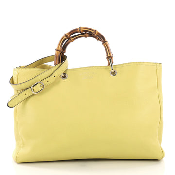 Gucci Bamboo Shopper Tote Leather Large