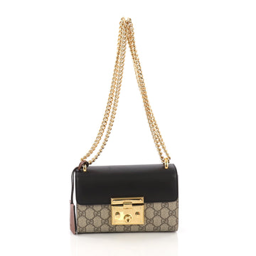 Gucci Padlock Shoulder Bag GG Coated Canvas and Leather 387011