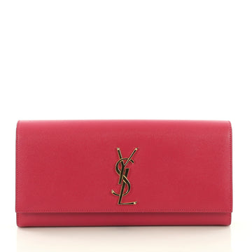 Saint Laurent Classic Monogram Clutch Leather