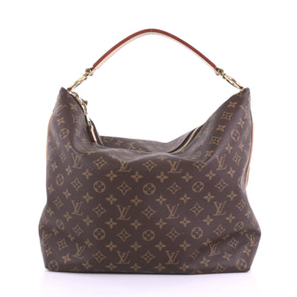 Louis Vuitton Model: Sully Handbag Monogram Canvas MM Brown 38726/1