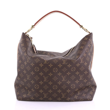 Louis Vuitton Model: Sully Handbag Monogram Canvas MM Brown 38726/1