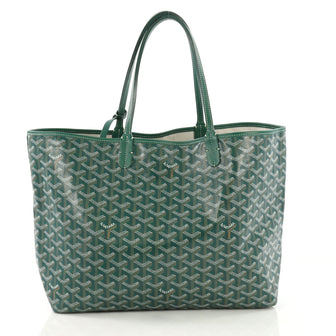 Goyard St. Louis Tote Coated Canvas PM Green 3873214