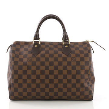 Louis Vuitton Speedy Handbag Damier 30 Brown 388521