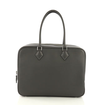 Hermes Plume Bag Epsom 32 Gray 388701