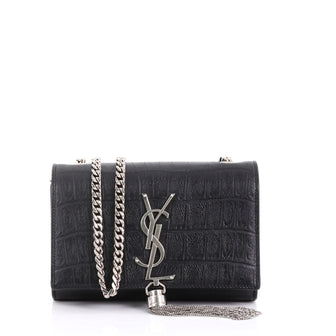 Saint Laurent Classic Monogram Tassel Crossbody Bag 389071