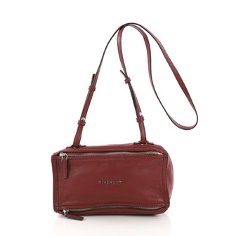 Givenchy Pandora Bag Leather Mini Red 389072