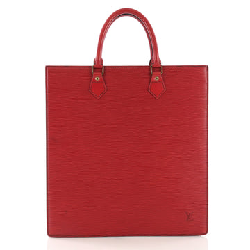 Louis Vuitton Sac Plat Handbag Epi Leather GM