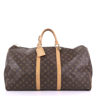 Louis Vuitton Keepall Bag Monogram Canvas 55 Brown 3896932