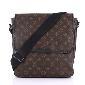 Louis Vuitton Bass Bag Macassar Monogram Canvas MM Brown 3896970