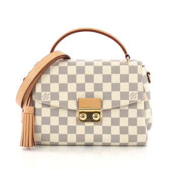 Louis Vuitton Croisette Handbag Damier White 3898211
