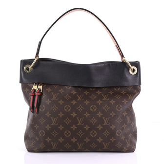 Louis Vuitton Tuileries Hobo Monogram Canvas with Leather Brown 3898216